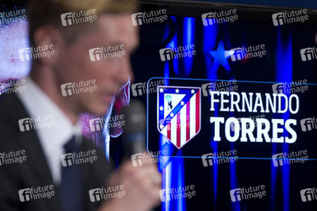 Präsentation von Fernando Torres als neuer Spieler von Atlético de Madrid, Madrid