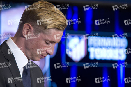 Präsentation von Fernando Torres als neuer Spieler von Atlético de Madrid, Madrid
