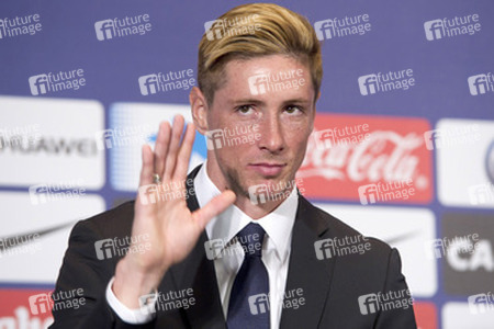 Präsentation von Fernando Torres als neuer Spieler von Atlético de Madrid, Madrid