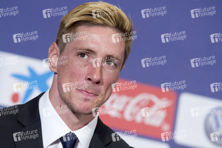 Präsentation von Fernando Torres als neuer Spieler von Atlético de Madrid, Madrid