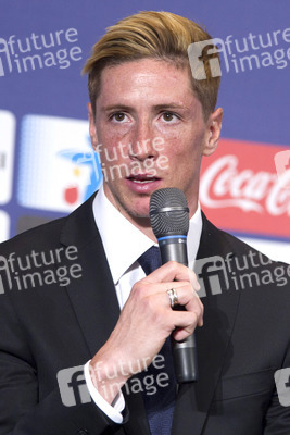 Präsentation von Fernando Torres als neuer Spieler von Atlético de Madrid, Madrid