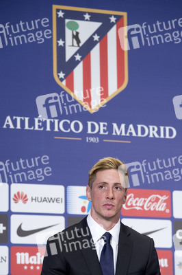 Präsentation von Fernando Torres als neuer Spieler von Atlético de Madrid, Madrid