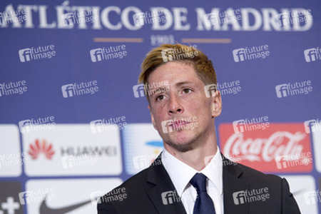 Präsentation von Fernando Torres als neuer Spieler von Atlético de Madrid, Madrid