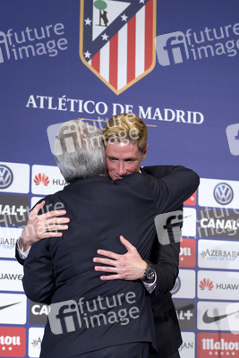 Präsentation von Fernando Torres als neuer Spieler von Atlético de Madrid, Madrid