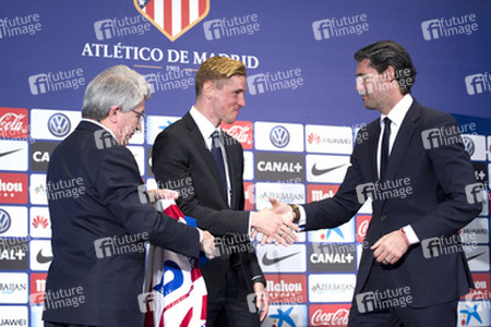 Präsentation von Fernando Torres als neuer Spieler von Atlético de Madrid, Madrid