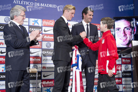 Präsentation von Fernando Torres als neuer Spieler von Atlético de Madrid, Madrid