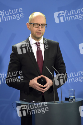 Arsenij Jazenjuk zu Gast in Berlin