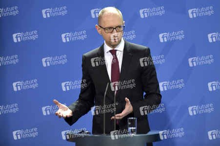 Arsenij Jazenjuk zu Gast in Berlin