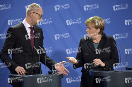 Arsenij Jazenjuk zu Gast in Berlin
