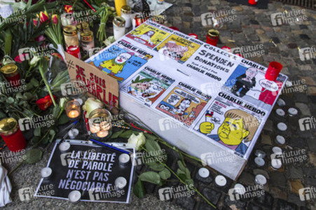 Mahnwache für die Pariser Terroropfer, Berlin