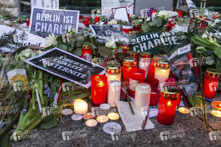 Mahnwache für die Pariser Terroropfer, Berlin