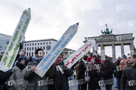 Mahnwache für die Pariser Terroropfer, Berlin