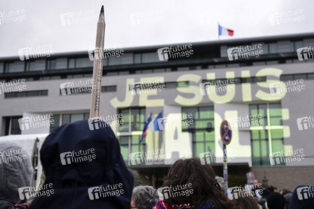 Mahnwache für die Pariser Terroropfer, Berlin