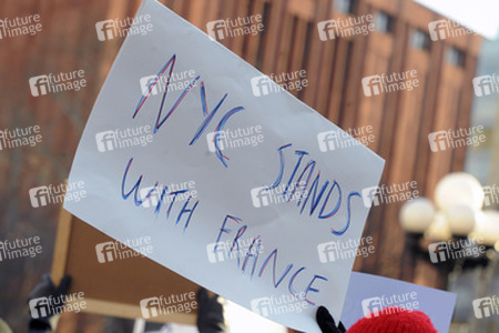 Charlie Hebdo Demonstration, New York