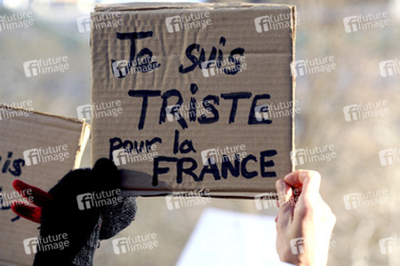 Charlie Hebdo Demonstration, New York
