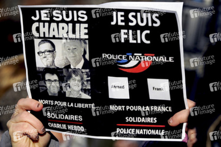 Charlie Hebdo Demonstration, New York