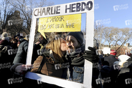 Charlie Hebdo Demonstration, New York