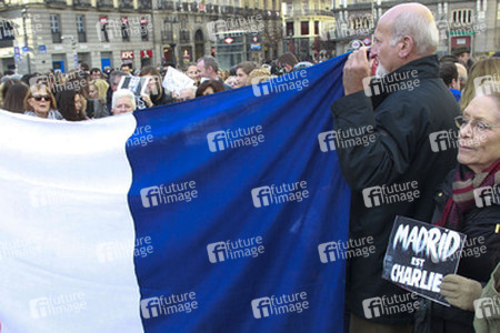 Charlie Hebdo Demonstration, Madrid