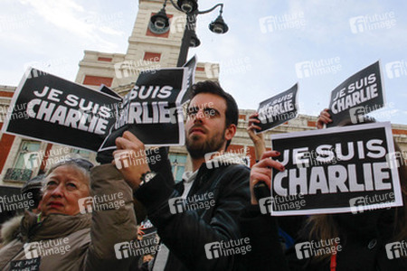 Charlie Hebdo Demonstration, Madrid