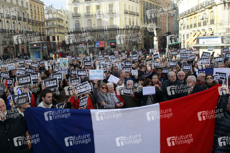 Charlie Hebdo Demonstration, Madrid