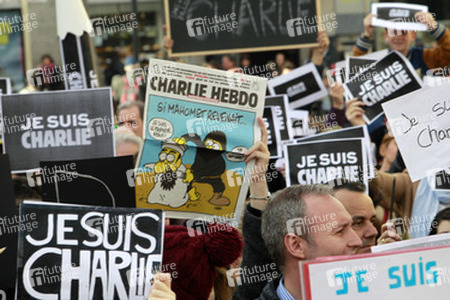 Charlie Hebdo Demonstration, Madrid