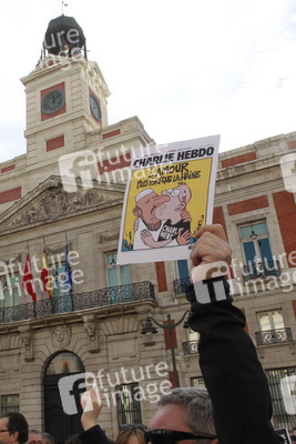 Charlie Hebdo Demonstration, Madrid