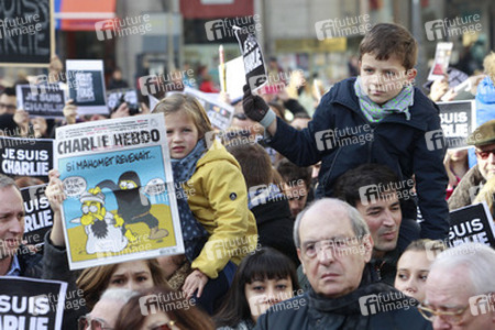 Charlie Hebdo Demonstration, Madrid