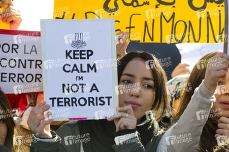Charlie Hebdo Demonstration, Madrid