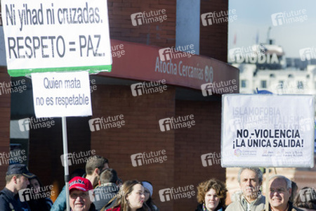 Charlie Hebdo Demonstration, Madrid
