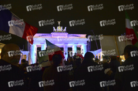 Mahnwache am Brandenburger Tor, Berlin
