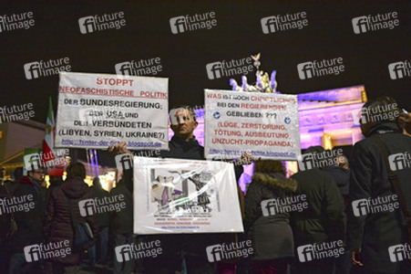 Mahnwache am Brandenburger Tor, Berlin