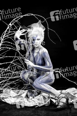 Eiskönigin / Ice Queen Body Painting