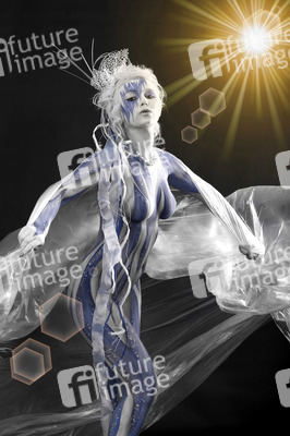 Eiskönigin / Ice Queen Body Painting
