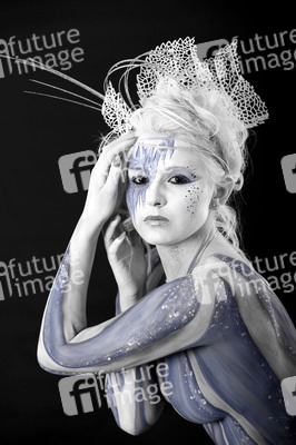 Eiskönigin / Ice Queen Body Painting