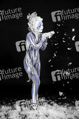 Eiskönigin / Ice Queen Body Painting