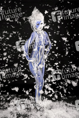 Eiskönigin / Ice Queen Body Painting