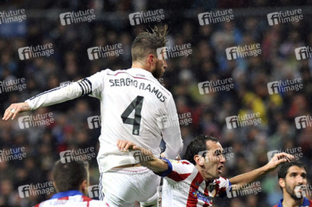 Copa del Rey Match Atletico Madrid vs. Real Madrid, Madrid