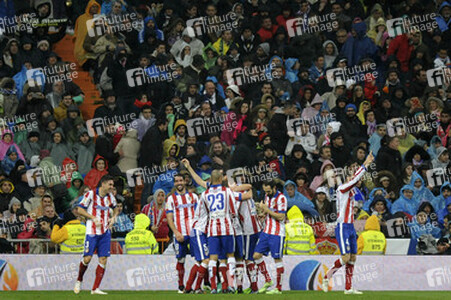 Copa del Rey Match Atletico Madrid vs. Real Madrid, Madrid