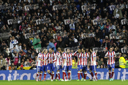 Copa del Rey Match Atletico Madrid vs. Real Madrid, Madrid