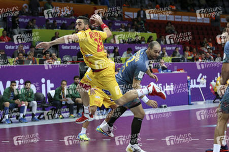 Handball WM-Match Brasilien gegen Spanien, Katar