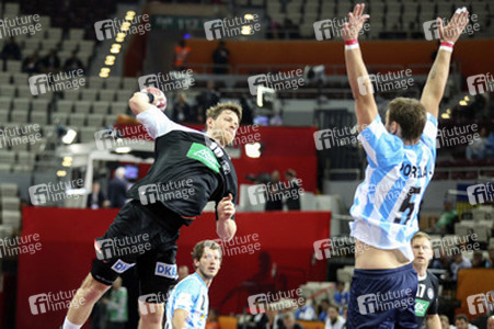Handball WM-Match Deutschland gegen Argentinien, Daho