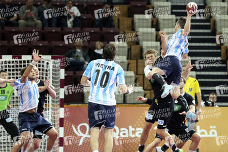 Handball WM-Match Deutschland gegen Argentinien, Daho