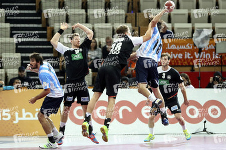 Handball WM-Match Deutschland gegen Argentinien, Daho