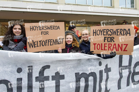 Hoygida Gegen-Demonstration, Hoyerswerda
