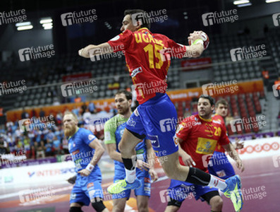 Handball WM-Match Spanien gegen Slowenien, Daho