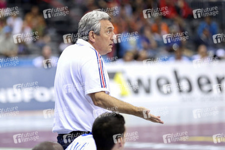 Handball WM-Match Frankreich gegen Schweden, Doha