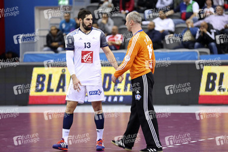 Handball WM-Match Frankreich gegen Schweden, Doha