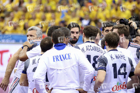 Handball WM-Match Frankreich gegen Schweden, Doha