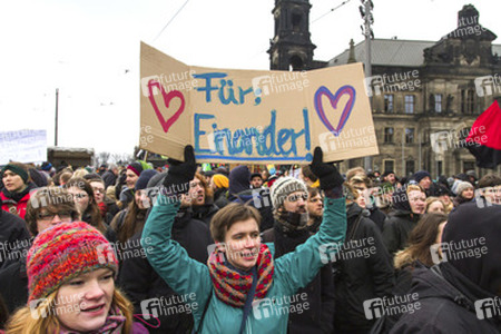 No Pegida Demonstration, Dresden