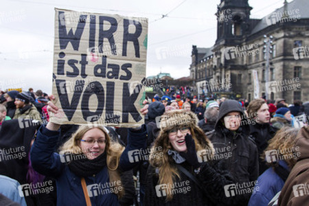 No Pegida Demonstration, Dresden
